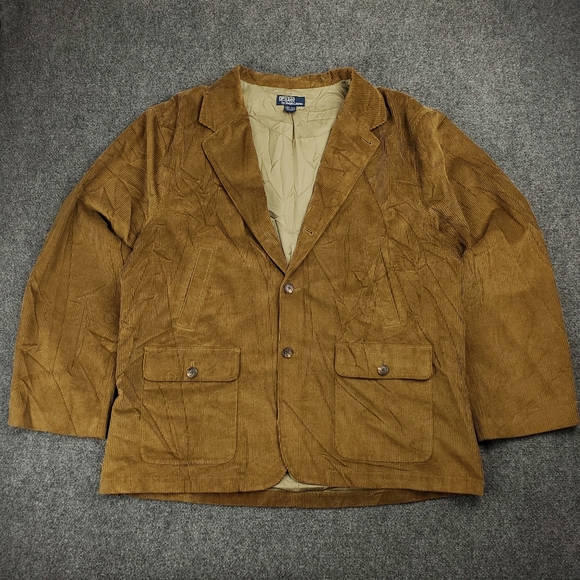 Vintage Polo Ralph Lauren Corduroy Jacket 54L Unstructured Sport Coat Blazer